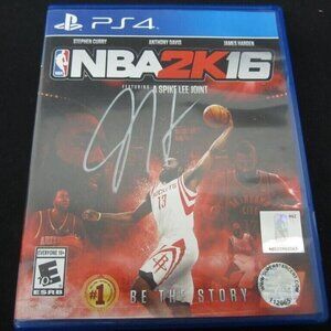 James Harden signed/autograhed NBA 2K16 Cover Art (Playstation 4) w/COA